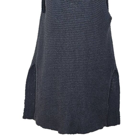 Soft Surroundings Cowl Neck Sleeveless Sweater Size Petite XS PXS Teal Cotton - Picture 3 of 6